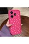 Tecno Spark 10 Pro Compatible Pink Red Silicone Case Shockproof Camera Protection - 4