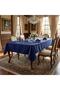 Kristal Monoray Fabric Indigo Tableware Set for 8 People 160X220 cm 17 Pieces. - 1602 - 6