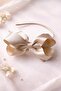 Ribbed Bowknot Girl's Crown (+4 Years Old)