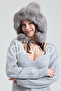 Noelle Knitted Fur-Trimmed Luxury Beanie – Double Pompom Design - 2