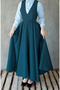 Taffeta V-Neck Jile Dress - 2