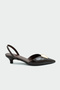 Ontri Gold Accessory Women's Bitter Brown Heeled Shoes - 2