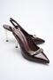 Women's Evening Dress Open Back Buckled 9cm Comfortable Heeled Shoes