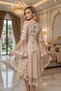 Luxury Silk Saten D Lace I Nightgown and Robe Set - Dowry Style Stylish Design Elegant Robe - 4