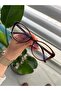 Diana Brown Cat Eye Slim Thin Frame Lightweight Blue Light Protection Glasses Metal Hinge |   50 Ekartman | - 6