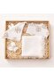 Muslin Baby 100X110 Blanket Teether Mouth Wipes Set of 4 in a Box