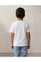 Boys Ivory Embroidered T Shirt - 3