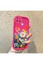 Realme C21Y Compatible Silicone Shockproof Rose Red Phone Case Flower Pattern - 6