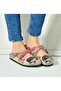 Women's Vegan Leather Multicolor Slipper - Soulmate Model - Cal105 - 7