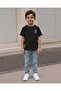 Boys Black Embroidered Fashion T Shirt - 5