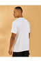 Men White Basic Graphic T Shirt - 3
