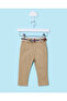 Infant Boys Beige Twill Belted Trousers
