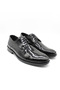 Black Lace-Up 100% Leather Patent Leather Shoes 1033250179 - 2