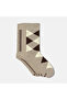 Stitch-Free Bamboo Socks Jacquard Beige Color Patterned Men's Socks Boxed 5 Pairs Premium Long Socks - 5