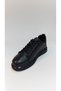Black Patent Leather Genuine Leather Lace-Up Men's Shoes – Transparent Sole Casual & Office Classic Sneakers - 5