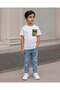 Boys White Pocket Embroidered T Shirt - 5