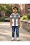 Boys White All Over Print Heavy Jersey T Shirt - 5