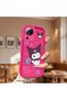 Mi 13 Lite 5g Compatible Silicone Shockproof Rose Red Phone Case Kuromi Pattern - 2