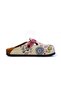 Women's Vegan Leather White Slipper - Love Owl Model - Cal374 - 4