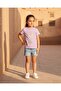 Girls Lilac Embellished T Shirt - 5