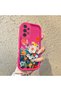 Samsung Galaxy A13 4g Compatible Silicone Shockproof Rose Red Phone Case Flowers Pattern - 6
