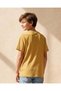 Senior Boys MustardTextured T-Shirt - 3