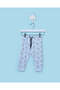 Infant Boys Blue Star Allover Print Pyjama Set - 4
