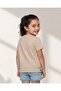 Girls Brown Embellished T-Shirt - 3