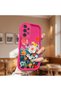 Samsung Galaxy A13 4g Compatible Silicone Shockproof Rose Red Phone Case Flowers Pattern - 2