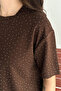 Stone Detailed Basic T-Shirt – Minimal Dot - 6