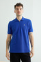 Zippered Printed Polo Neck T-Shirt - 3