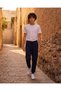 Senior Boys Navy Biker Knee Active Pants - 5