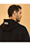 Men Black Modal Hoodie T-Shirt - 5