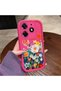 Tecno Spark 10 Pro Compatible Silicone Shockproof Rose Red Phone Case Flower Pattern - 5