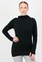 Women Sportswear Fit Long Sleeve Training Hoodie, Black