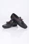 Laceless Bowknot Polyurethane Sole Genuine Leather Loafers 028-2068-26Y Men's Shoes - 7