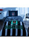 License-Protected Beşi̇ktaş Şanli Eagle Night Glow Pa Cotton Single Person Bedding Set - 6