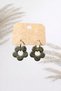 Polymer Clay Handmade Yellow Hoop Earrings - 6