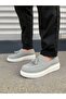 Gray Suede Tasseled Men's Casual Shoes - 2