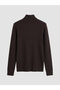Brown Half Turtleneck Men's Knitwear Sweater from Guliis Store - 6