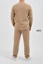 Sefa Men's Hajj and Umrah Outfit Two-Piece Suit Beige - 5