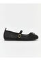 Ankle-Strapped Stone Embellished Girls' Ballerinas - 3