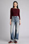 Slim Fit Boat Neck Long Sleeve T-Shirt G9577Ax26Sp - 2