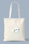 Üşengeç Tavşan Printed Diaper Bag
