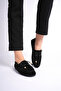 Verona Women's Black Suede Beaded Lace-Up Daily Casual Ballet Flats Laofer - 4