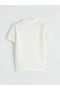 Ecru Polo Collar Boys' Pique T-Shirt - 3