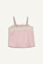 Lace Detailed Strappy Satin Blouse G9786Ax26Sp - 3