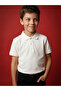 Ecru Polo Collar Boys' Pique T-Shirt - 4