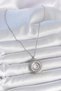 316L Steel Silver Color Chain Zircon Stone Nova Star Model Women's Necklace - 2