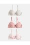 Women Assorted Printed And Solid Plunge Bra 3 Piece - 2